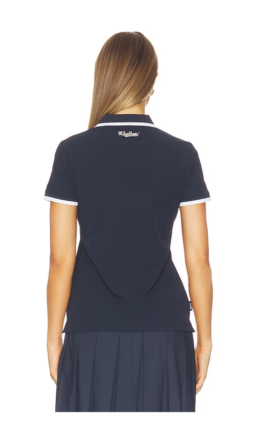  Khalhon Poloshirt Short Sleeve Performance Polo Top In Navy. Größe Xs. Also In S, M. 