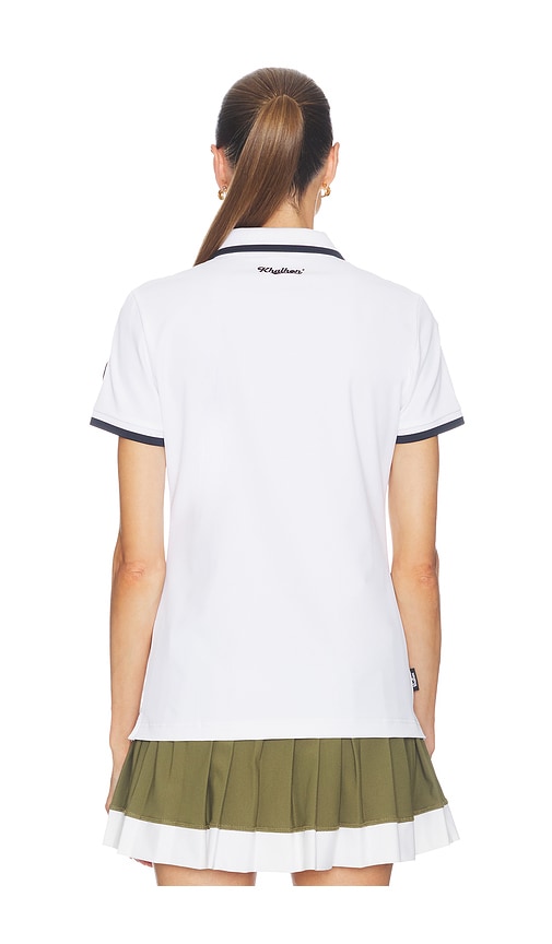  Khalhon Poloshirt Short Sleeve Performance Polo Top In White. Größe Xs. Also In S, M. 