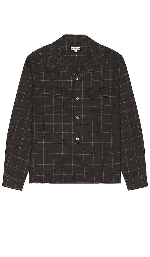 Knickerbocker Director Cotton Shirt in Red Clay