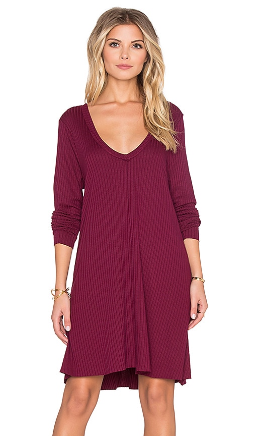 Knot Sisters Claire Dress in Wine | REVOLVE