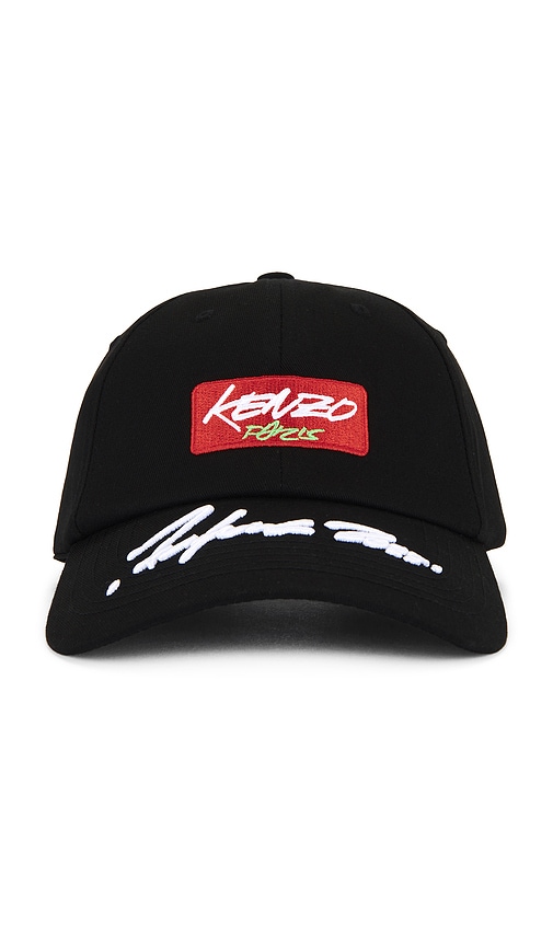 Kenzo X Futura Cap In Black