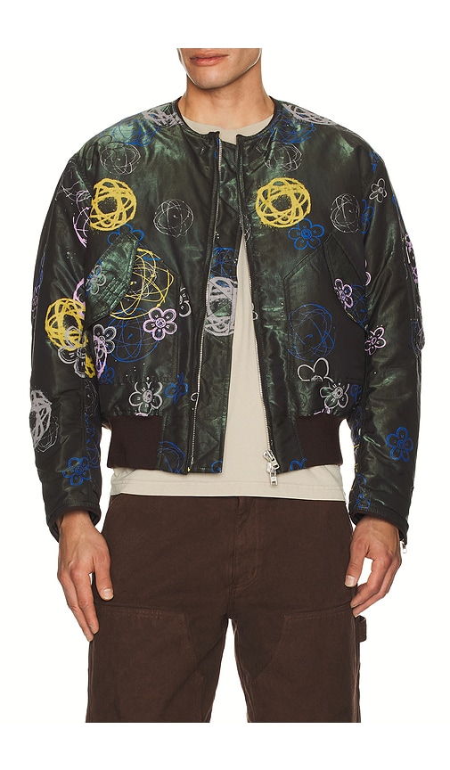 Kenzo X Futura Bomber In Green
