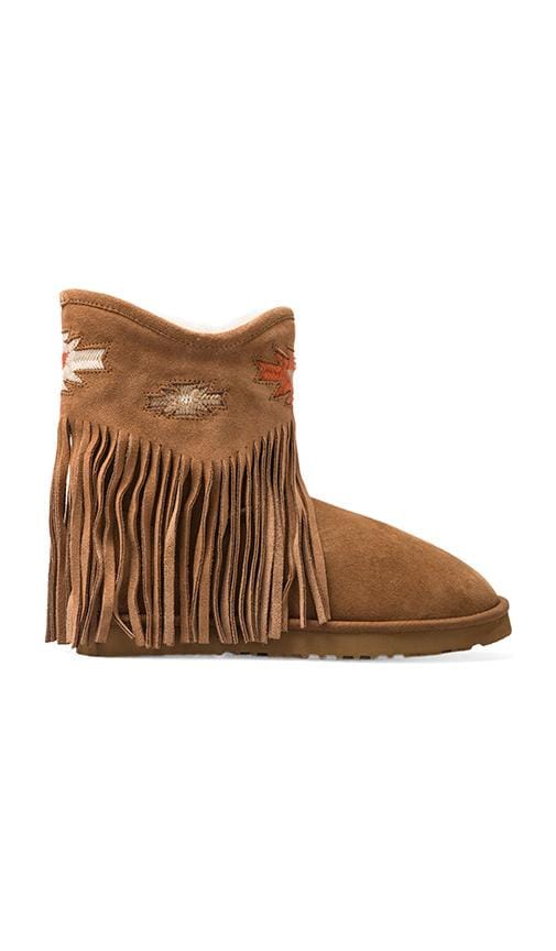 Haley Ankle Deco Boot with Twinface Sheepskin