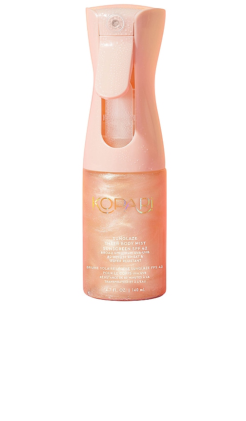 Product image of Kopari Sunglaze Sheer Body Mist Sunscreen SPF 42. Click to view full details