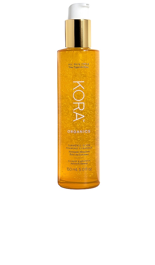 Product image of KORA Organics LIMPIADOR TURMERIC GLOW FOAMING CLEANSER. Click to view full details