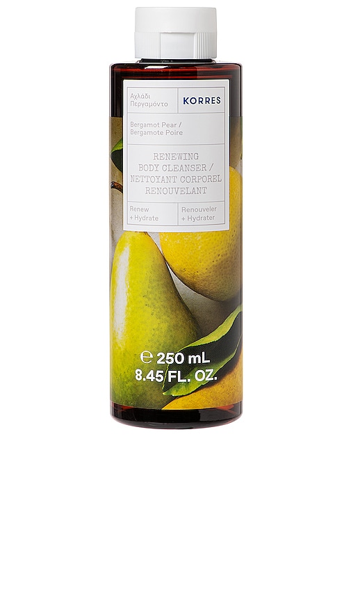 Renewing Body Cleanser in Bergamot Pear.