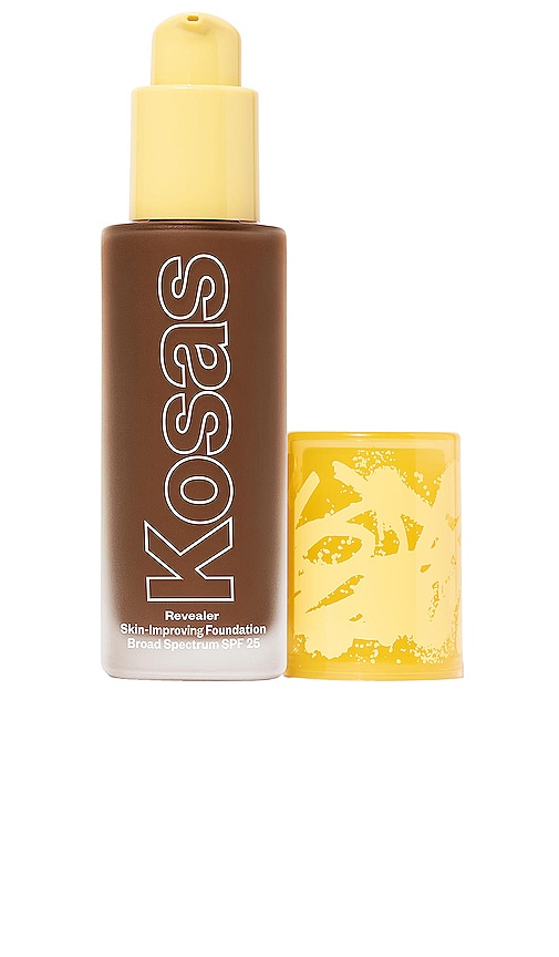 Revealer Skin Improving Foundation SPF 25 in Deep Neutral Olive 400.