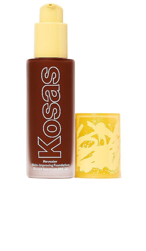 Revealer Skin Improving Foundation SPF 25 in Rich Deep Cool 420.