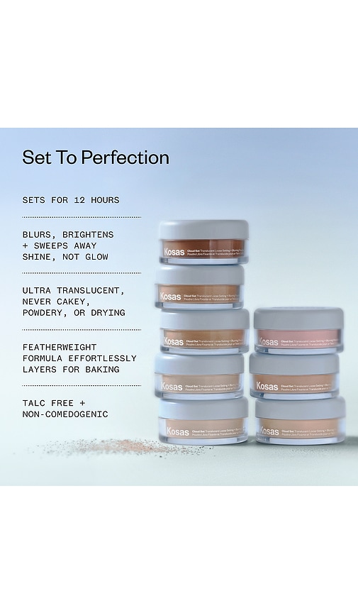 Kosas Cloud Set Translucent Loose Setting + Blurring Powder In Tan