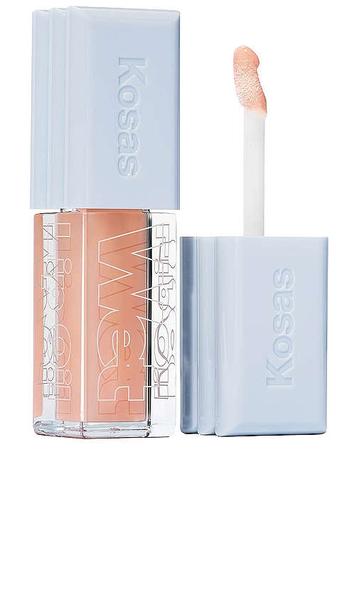 Product image of Kosas Wet Lip Oil Plumping Treatment Gloss in Jellyfish. Click to view full details