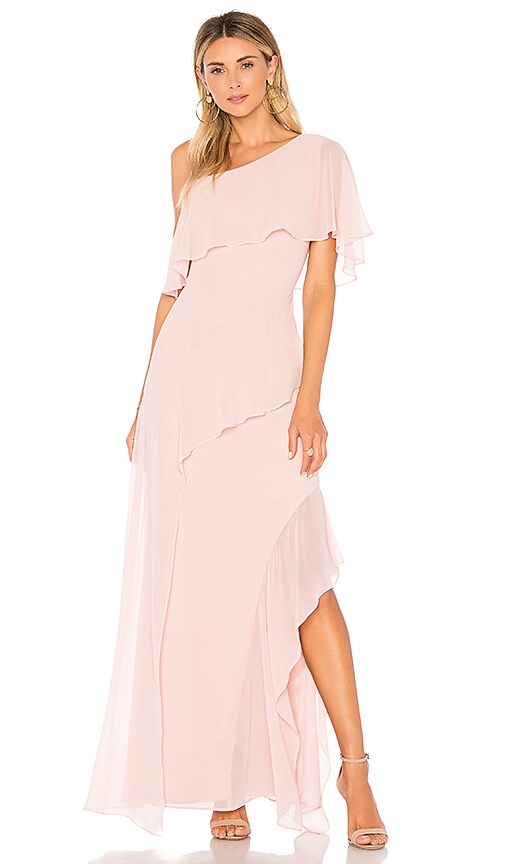 keepsake No Love Gown in Blush REVOLVE