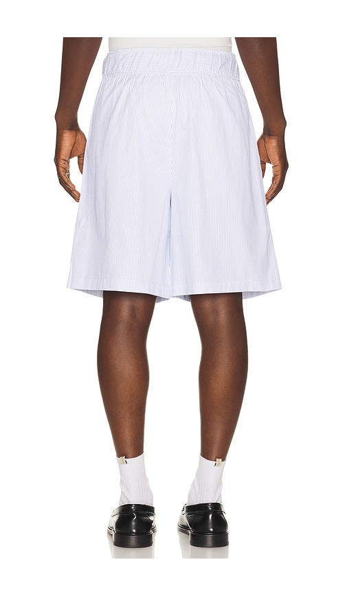 Krost Cotton Stripe Short In Blue