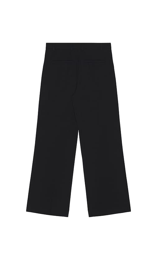 Krost Eco Wool Pleated Trouser In Black
