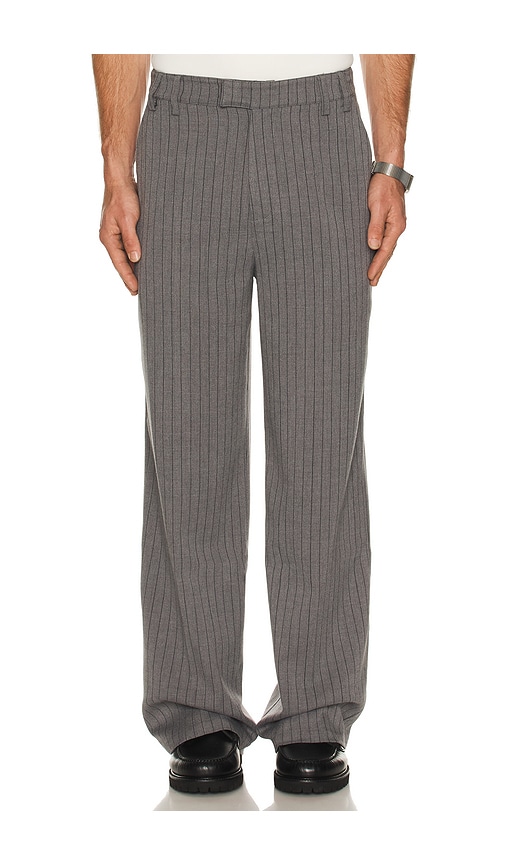 KROST Herringbone Pleated Trousers
