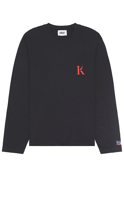 KROST Finn Long Sleeve Tee in Dark Navy