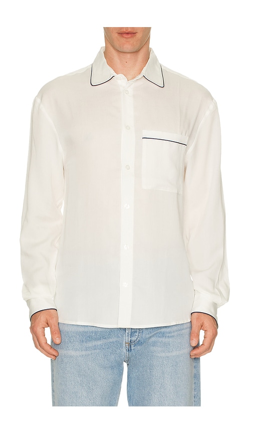 Krost Jordan Piping Shirt In White