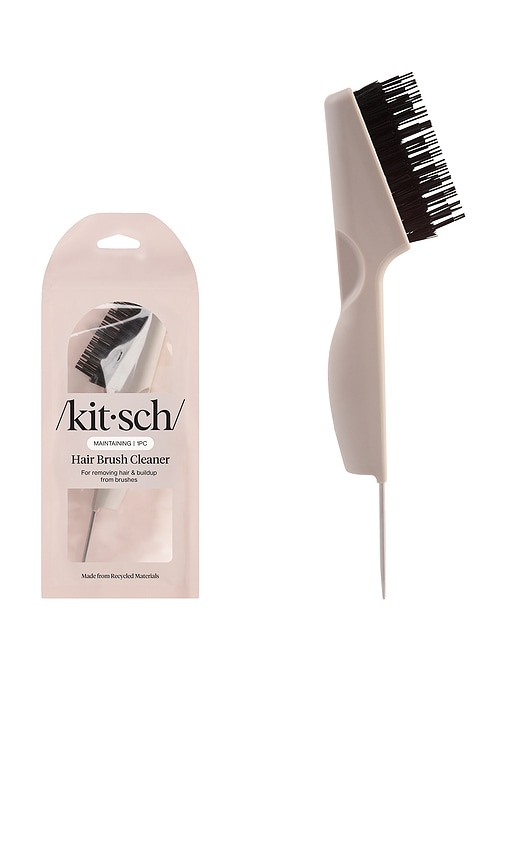 Kitsch Recycled Plastic Hair Brush Cleaner in Grey.