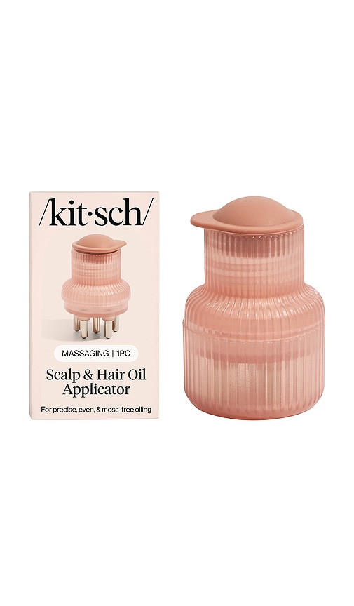 Kitsch Recycled Plastic Scalp & Hair Oil Applicator in Terracotta.