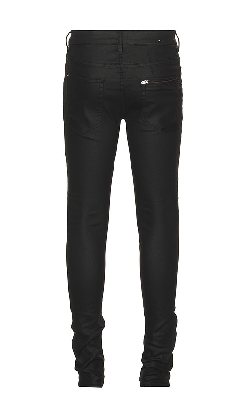 Shop Ksubi Van Winkle Waxed Cage Jean In 黑色