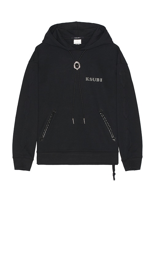 Shop Ksubi West Biggie Hoodie In Black