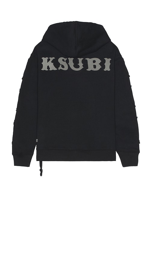 Shop Ksubi West Biggie Hoodie In Black