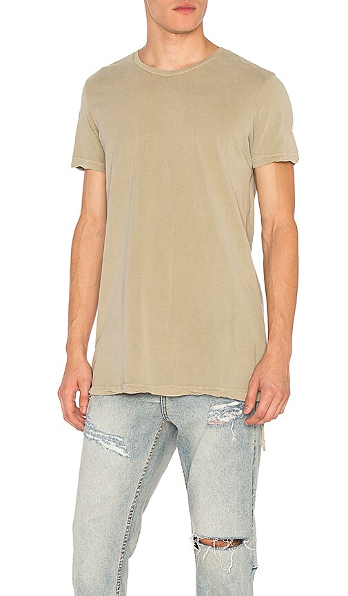 Ksubi Seeing Lines S/S Tee in Taupe