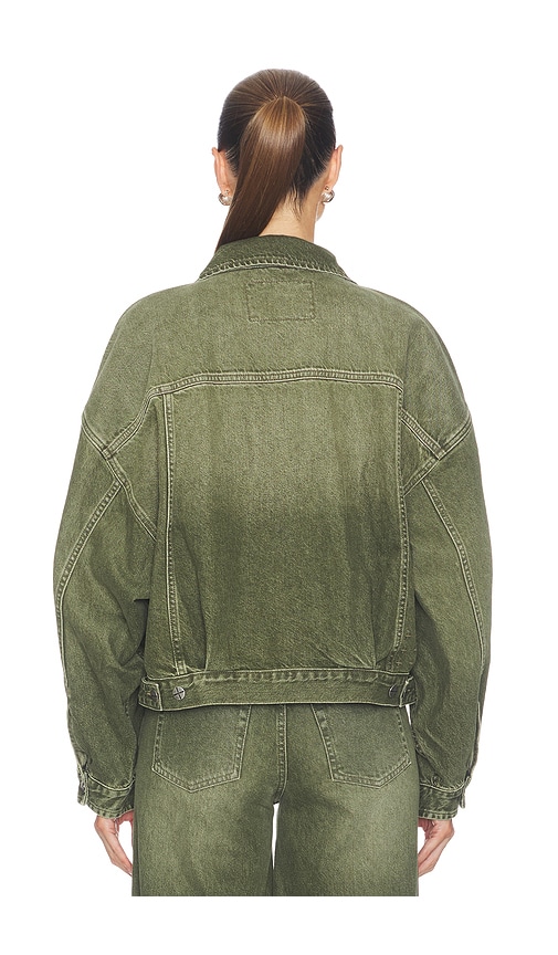  Ksubi Relaxed Trucker Jacket In Green. Size Xs/s. Also In M/l. 