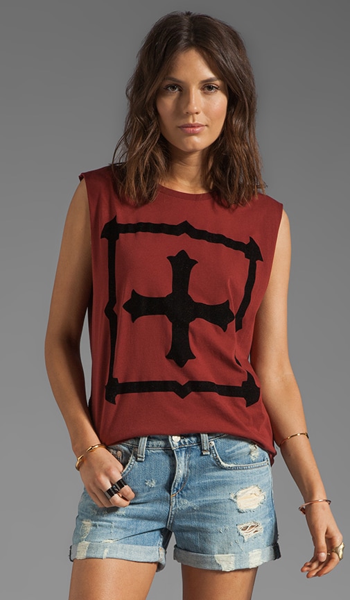 Cross Flock Muscle Tank