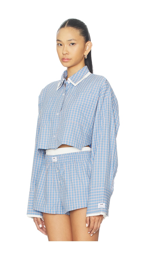 Ksubi Hemd Balter In Blue. Größe S. Also In Xl/1x. 