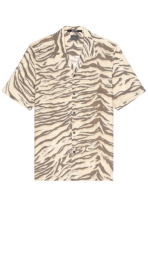 Ksubi Tigerrr Resort Shirt in Multi