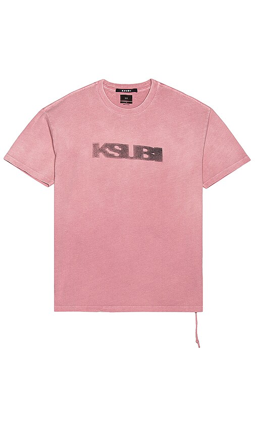 Ksubi Sign Of The Times Short Sleeve Tee in Pink