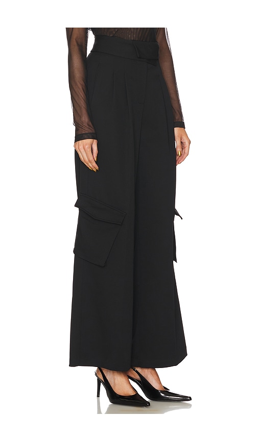 Shop Kimberly Taylor Freda Foldover Pant In Black