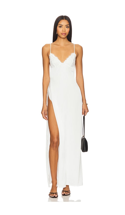 Dylan Maxi Slip in White. - size XL (also in L)