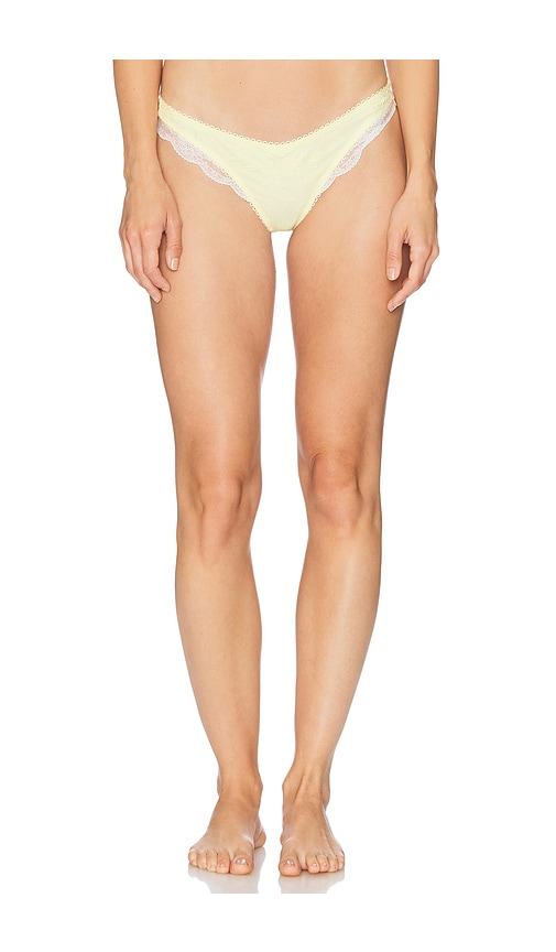 Arabella Thong in Lemon. - size XL (also in L, M, S, XS)