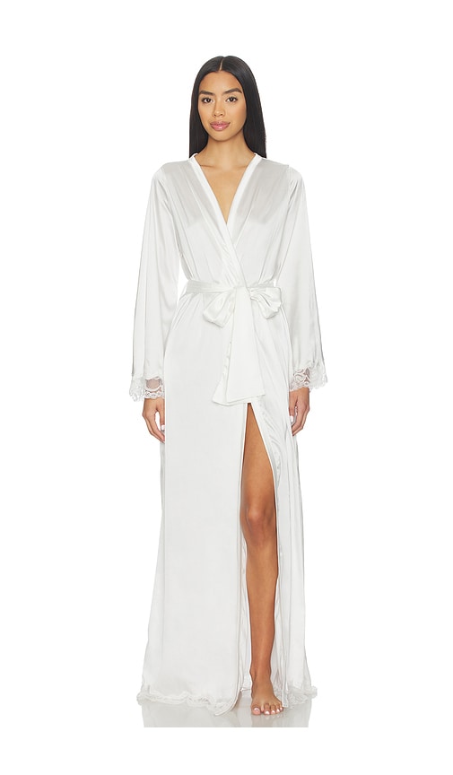 Kat The Label Madeline Maxi Robe In White