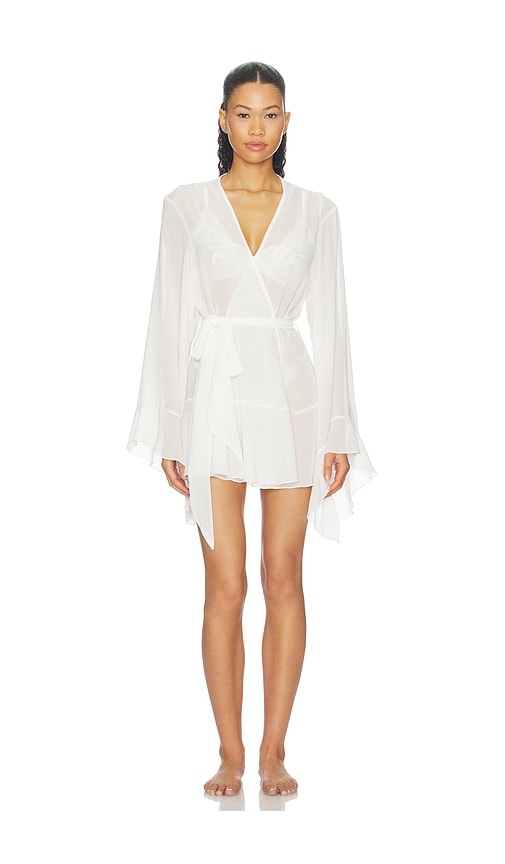 Kat The Label Ruby Robe In Ivory