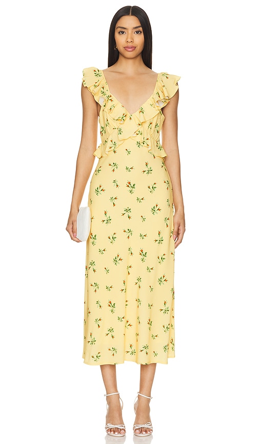 Women's Yellow Dresses With Sleeves