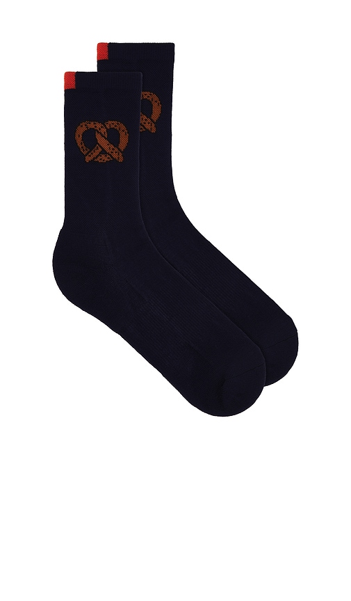 Shop Kule Pretzel Sock In Navy