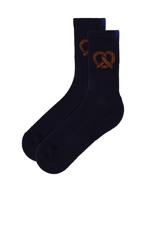 Shop Kule Pretzel Sock In Navy