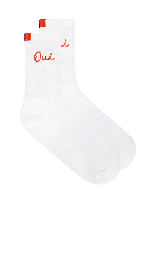 Shop Kule The Oui Sock In White