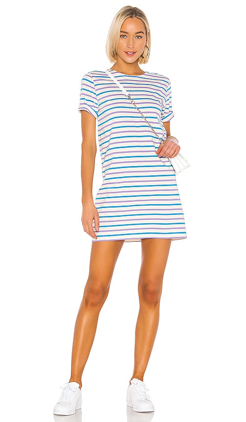 The Tee Dress - Navy/Cream – KULE