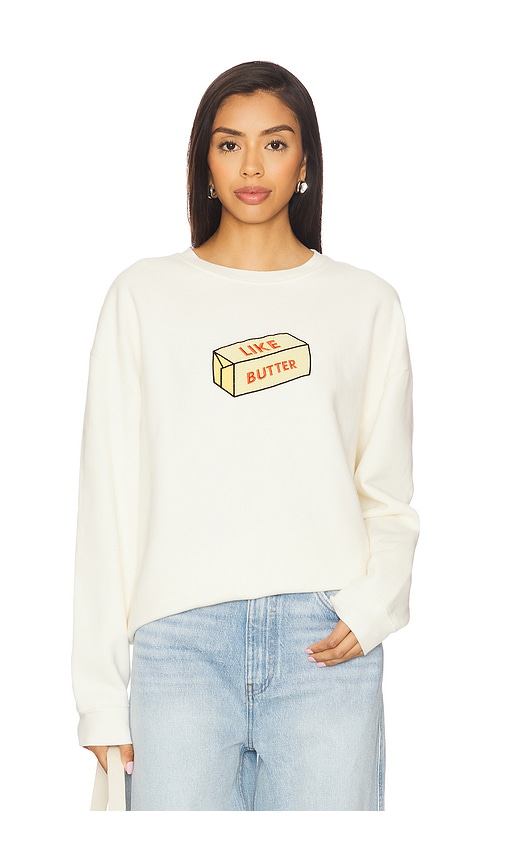 KULE THE OVERSIZED BUTTER SWEATSHIRT