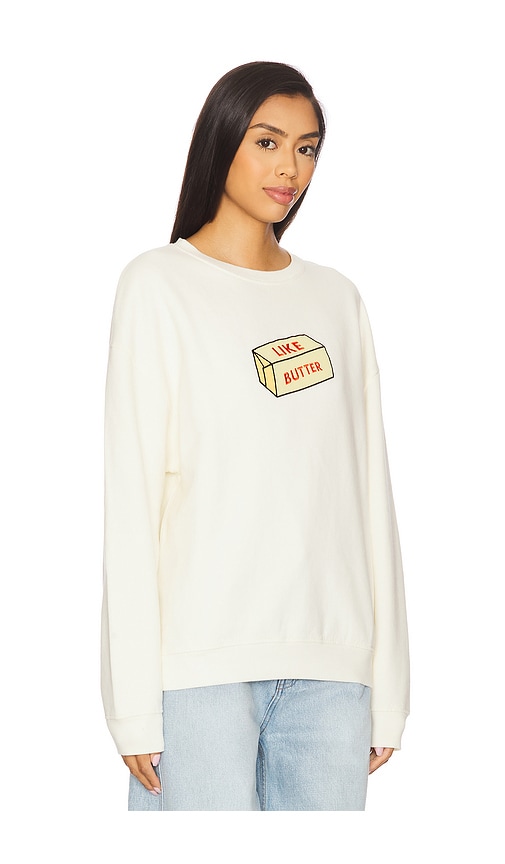 KULE THE OVERSIZED BUTTER SWEATSHIRT