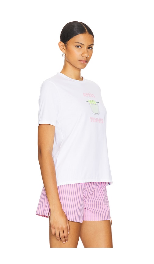 Shop Kule The Modern Apres Tennis Tee In White