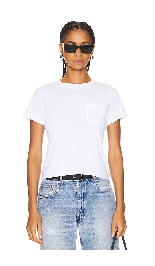 Shop Kule The Wynn Baby Tee In White