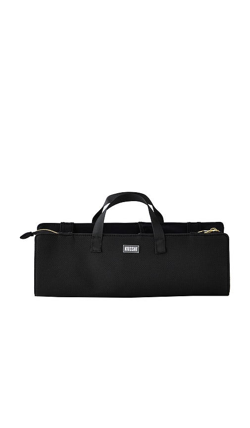 Hair Tools Bag in Black & Pink.