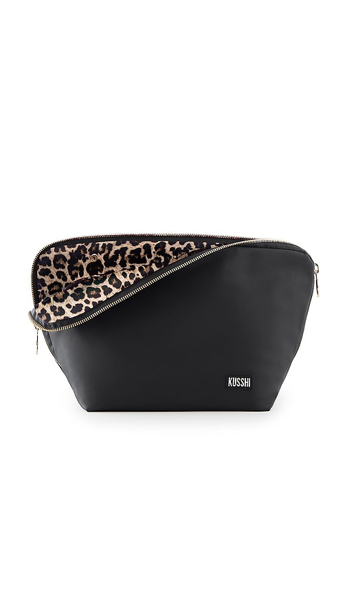 Vacationer in Black & Leopard Nylon.