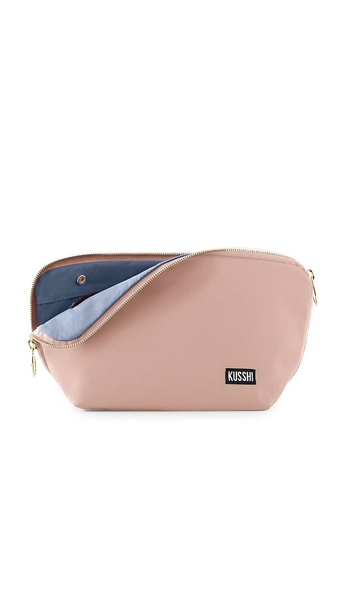 Signature Bag in Blush & Cool Grey.