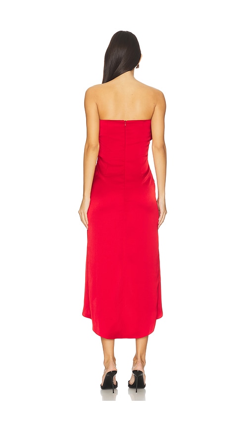  Kika Vargas Kleid Almaz In Red. Größe 4. Also In 6. 