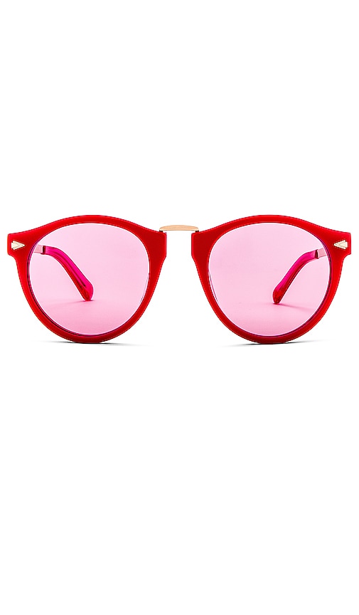 Karen Walker Helter Skelter 22 Sunglasses In Pink